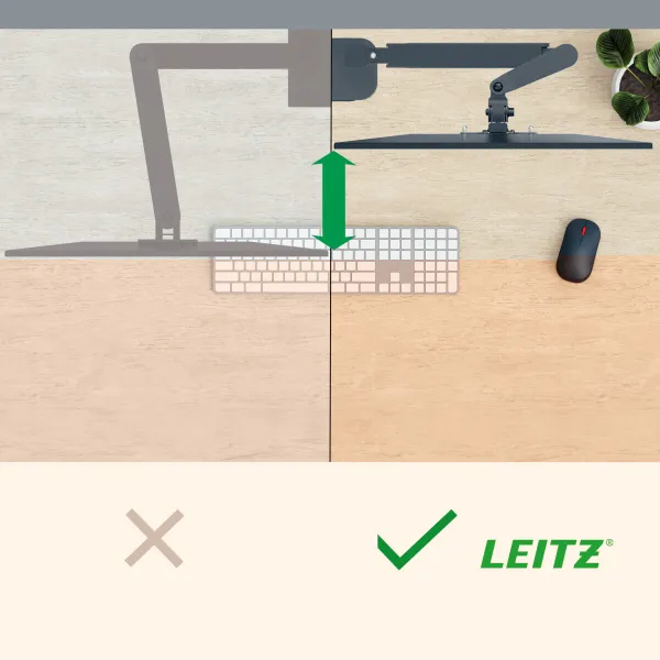 Ekrano laikiklis Leitz Ergo Space Saving 17" 32"