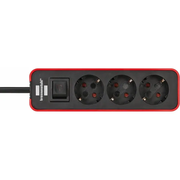 4 kištukų lizdas su maitinimo jungikliu Brennenstuhl 1153240070 3600 W (1,5 m)