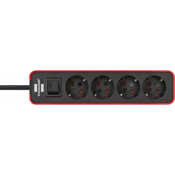 4 kištukų lizdas su maitinimo jungikliu Brennenstuhl 1153240070 3600 W (1,5 m)