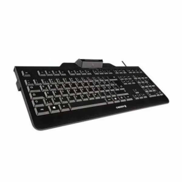 Keyboard with Reader Cherry KC 1000 SC Black QWERTY