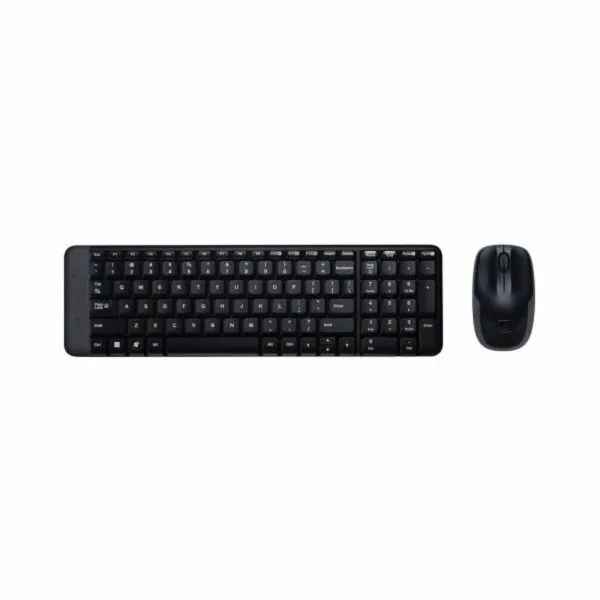 Keyboard and Mouse Logitech MK220 Black Spanish Spanish Qwerty