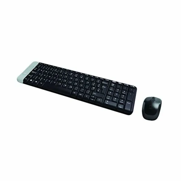 Keyboard and Mouse Logitech MK220 Black Spanish Spanish Qwerty