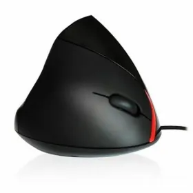 Ergonomiška optinė pelė Ewent EW3156 1000 dpi USB Juoda Raudona / Juoda