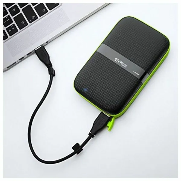 Ārējais cietais disks Silicon Power A60 2.5" USB 3.0 2 TB Anti-shock Waterproof Melns