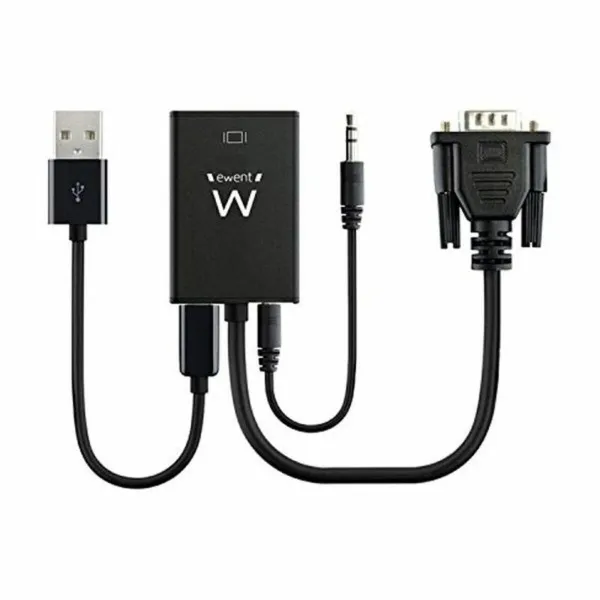 Адаптер VGA—HDMI с аудио Ewent EW9866