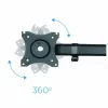 Настольная подставка для ТВ TooQ DB1327TN-B 13"-27" 8 kg Чёрный