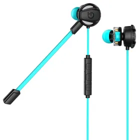 Игровые наушники с микрофоном Hiditec GHE010002 (3.5 mm) Чёрный Синий