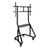 Fiksēts TV Atbalsts TooQ FS20200M-B 60" - 105" 100 Kg Melns Riteņi