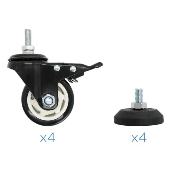 Fiksēts TV Atbalsts TooQ FS20200M-B 60" - 105" 100 Kg Melns Riteņi