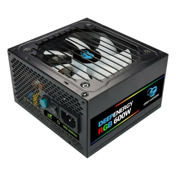 Maitinimo blokas CoolBox DG-PWS600-MRBZ ATX 600W RGB Juoda Ø 12 cm x 1