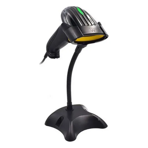 Kabeļu Svītrkoda Skeneris ar Stendu Ewent EW3400 LED USB