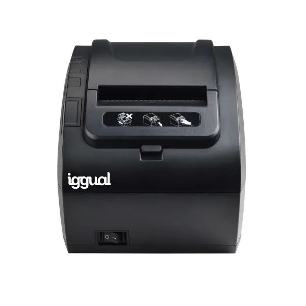 Thermal Printer iggual TP8002 Black Monochrome