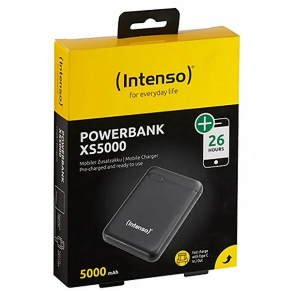 Powerbank INTENSO 7313520 Musta 5000 mAh