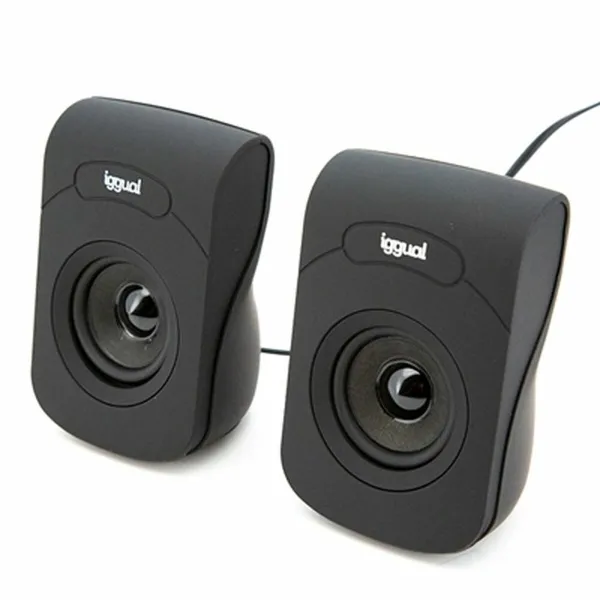 Динамики для ПК iggual IGG316993 Чёрный 3 W