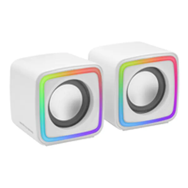 PC Speakers Mars Gaming MSCUBEW White