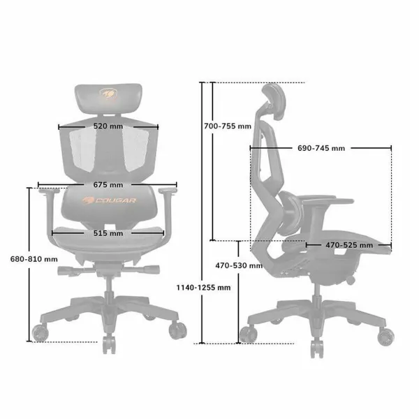 Стул Gaming Cougar Argo One Оранжевый