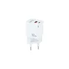 Wall Charger TooQ TQWC-GANQCPD30WT White 30 W