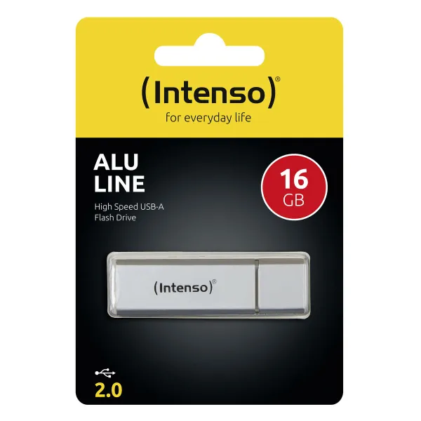 USB-tikku INTENSO Alu Line Hopea 16 GB