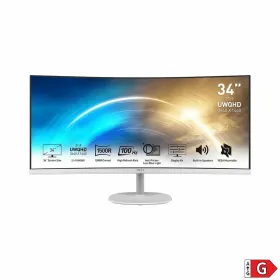 Монитор MSI MP341CQW Белый 34" UWQHD VA