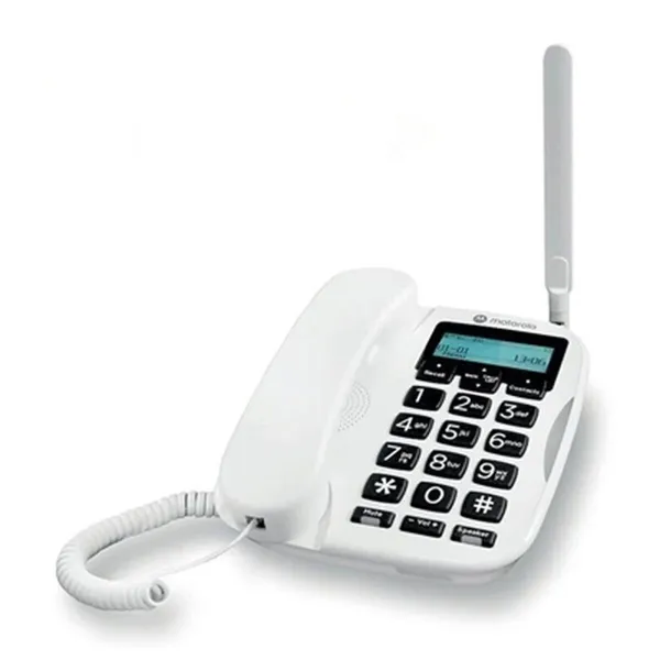 Fiksuotojo ryšio telefonas Motorola FW500 Balta