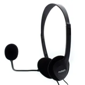 Наушники с микрофоном Nilox NXCM0000004 Чёрный