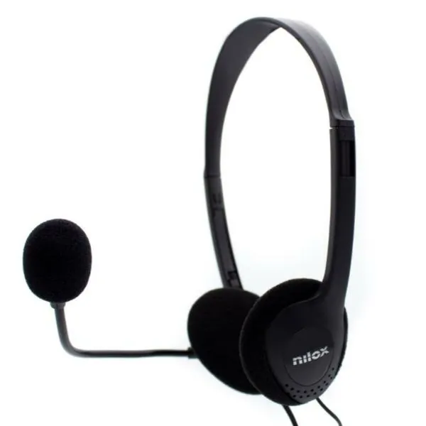 Наушники с микрофоном Nilox NXCM0000004 Чёрный