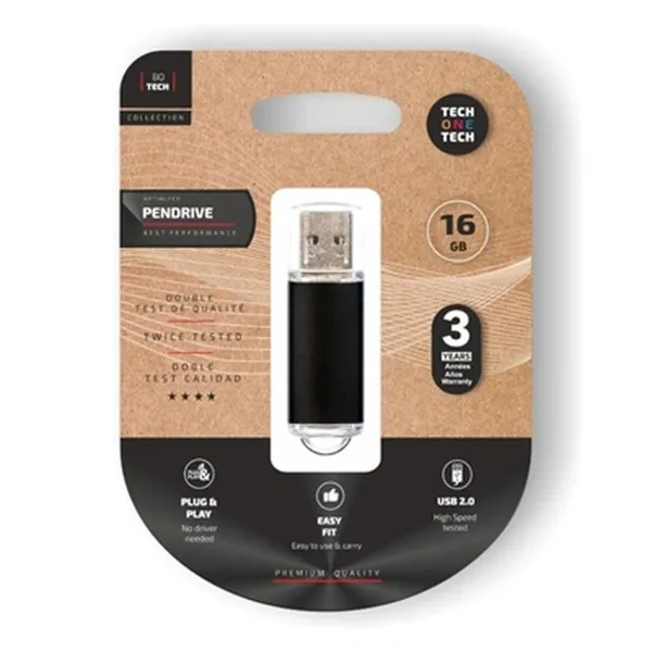 USB Zibatmiņa Tech One Tech Basic 16 GB