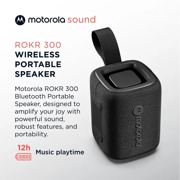 Nešiojamos Bluetooth garso kolonėlės Motorola ROKR 300