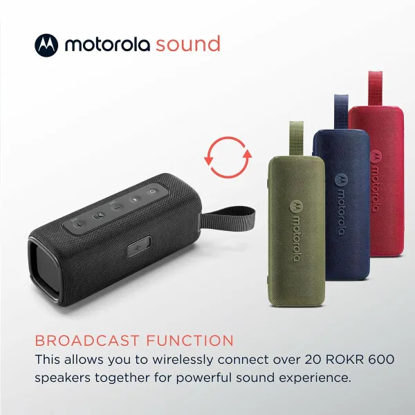 Portable Bluetooth Speakers Motorola ROKR 600 30 W Black