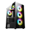 ATX Semi-tower Box KEEP OUT XC-210 GLASS Black