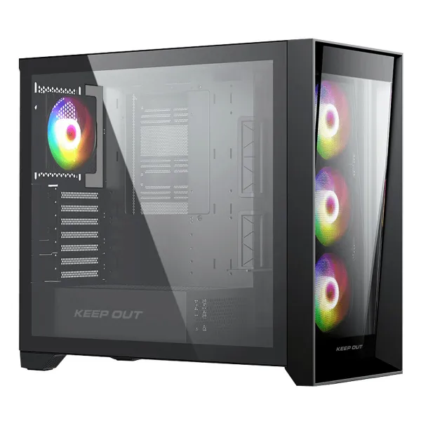 ATX Semi-tower Box KEEP OUT XC-911 PRO MASTER Black