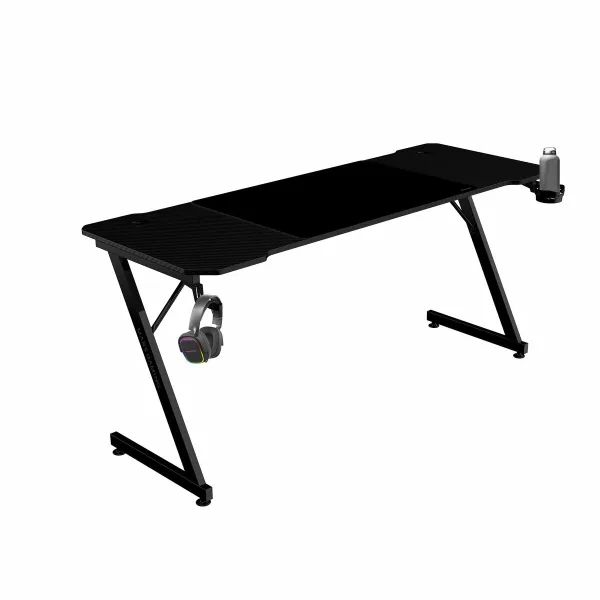 Galds Gaming Mars Gaming ERGO Melns 160 x 60 cm