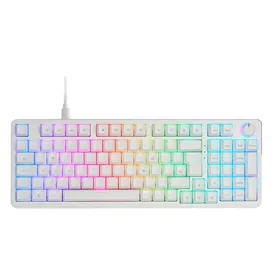 Игровая клавиатура Gaming Mars Gaming MKPROWYES Белый Испанская Qwerty