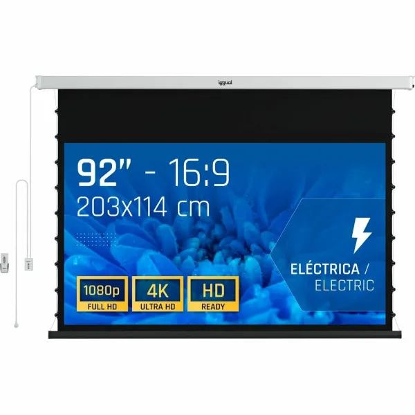 Electric Wall Screen iggual IGG319680 92