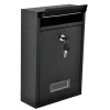 S6237 mailbox - black