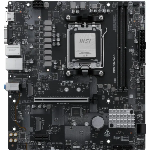 Pagrindinė plokštė MSI PRO B840M-B AMD AM5 AMD