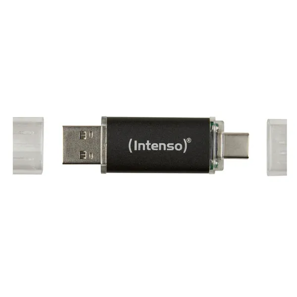 USB-tikku INTENSO Twist Line 256 GB Antrasiitinharmaa (2 osaa)