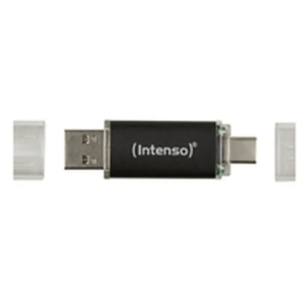 USB-tikku INTENSO Twist Line 256 GB Antrasiitinharmaa (2 osaa)