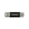 USB-tikku INTENSO Twist Line 256 GB Antrasiitinharmaa (2 osaa)