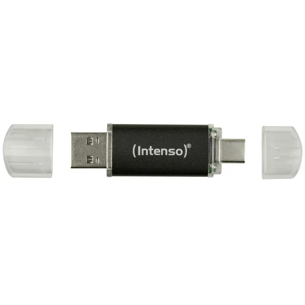 USB-tikku INTENSO Twist Line 256 GB Antrasiitinharmaa (2 osaa)