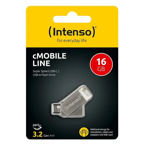 USB atmintukas INTENSO 3536491 128 GB Sidabras