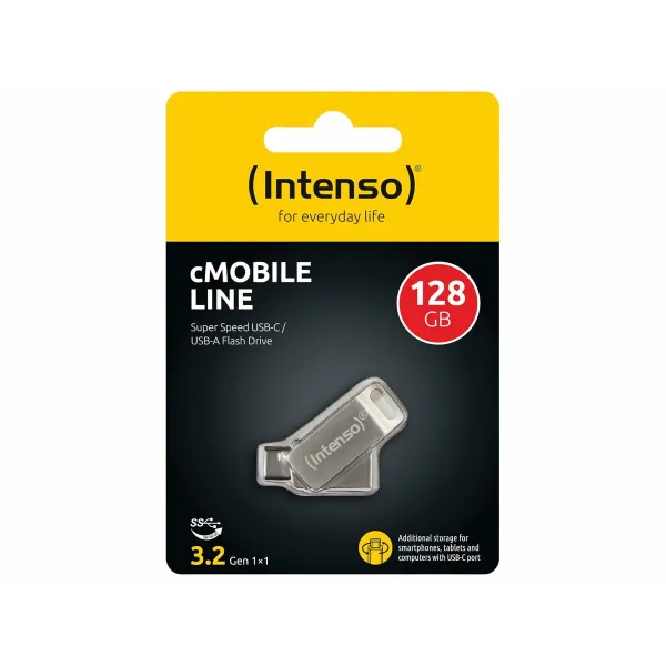 USB atmintukas INTENSO 3536491 128 GB Sidabras