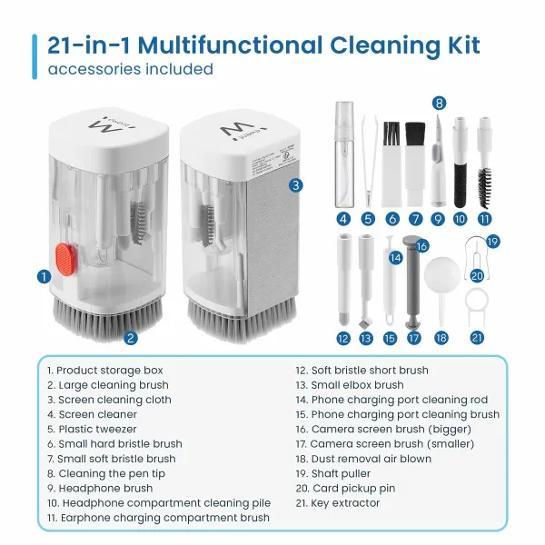 Screen Cleaning Kit Ewent 21 en 1