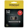 USB Zibatmiņa INTENSO Slim Line 16 GB Melns