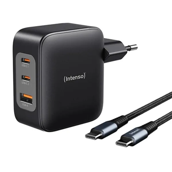 Seinälaturi INTENSO GaN W100ACC Musta 100 W