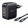 Seinälaturi INTENSO GaN W100ACC Musta 100 W