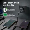 Seinälaturi INTENSO GaN W100ACC Musta 100 W