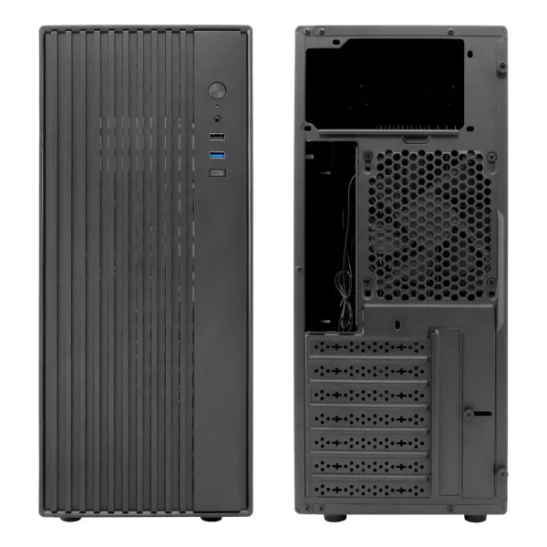 ATX Pus-torņveida Kārba CoolBox COO-PCA850-0 Melns