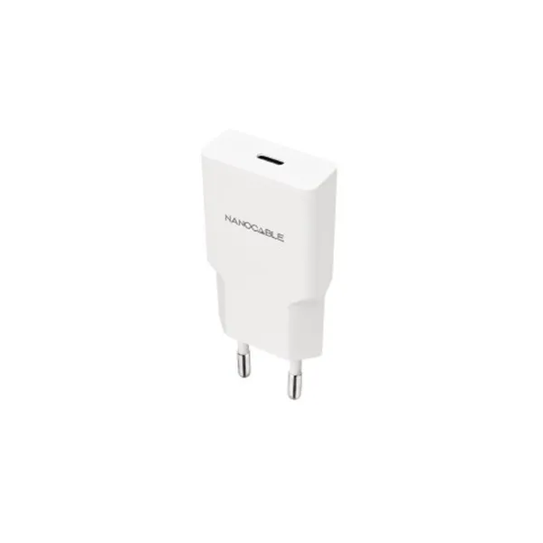 Wall Charger NANOCABLE 10.10.2021 White 20 W