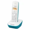 Langaton puhelin Panasonic Corp. KX-TG1611SPC DECT Valkoinen Turkoosi Meripihka